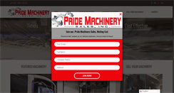 Desktop Screenshot of pridemach.com